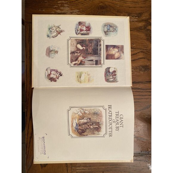 Giant Treasury Of Beatrix Potter Hardcover Book 1984 By Derrydale Books - Picture 2 of 8